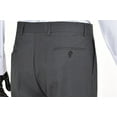thumbnail image 5 of Mens Three Piece Two Button Modern Fit Italian Styled Single Breasted Suit Set | Black Gray Navy Blue Charcoal, 5 of 5