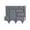 Grey, variant on HomelyJoy Plastic Garden Fence, Black Faux Stone Imitation Border, Foldable Splice Edging for Flower Bed Lawn and Yard Pathway