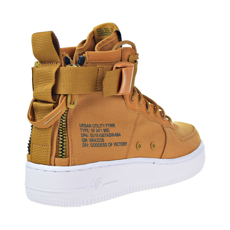 Nike SF Air 1 Mid Big Kids' Shoes Desert Ochre/Sequoia/White aj0424-700 - Walmart.com
