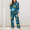thumbnail image 3 of Bingfone Womens Pajama Sets Machinery Road Construction Print,Long Sleeve Loungewear Pajamas Set-X-Large, 3 of 9