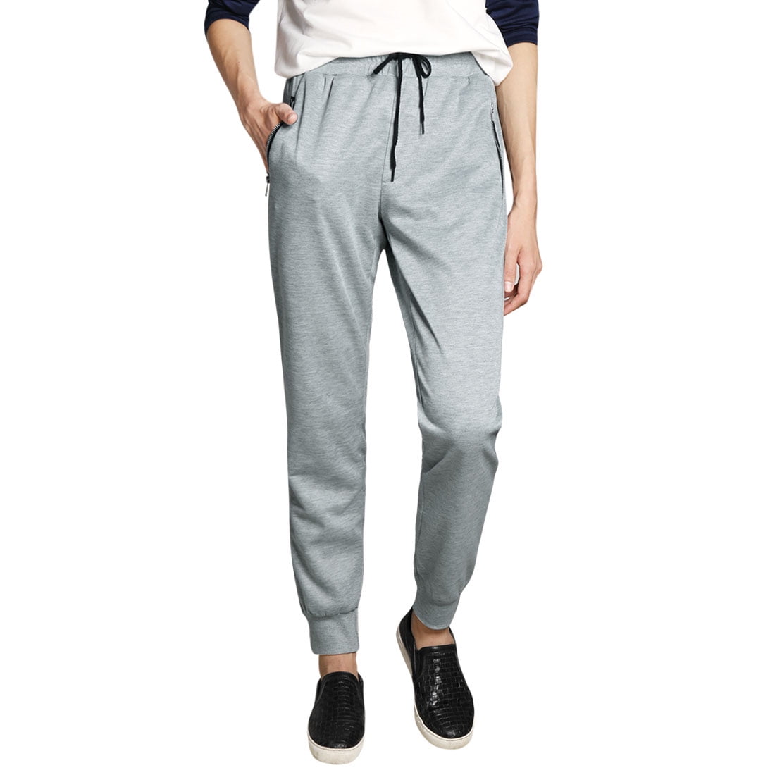 mens elastic waist jeans no zipper