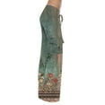 thumbnail image 4 of Edvintorg Summer Sweatpants For Women Loose Fit High Waist Wide Leg Pants Vintage Print Casual Pants Trousers Pocket Womans Clothing On Clearance, 4 of 6