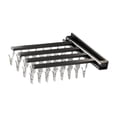 thumbnail image 1 of Cintre de Séchage de Chaussette Rack Multifonctions Organisation de Séchage Pliable style C, 1 of 7