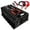 Black, variant on Modified Sine Inverter High Frequency 6000W Power Watt Power Inverter DC to AC Converter Car Power Inverter with 2.1A Dual USB Port Battery Clips Car Plug LCD Display Screen