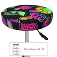 thumbnail image 4 of Kll Bright Mushrooms Round Bar Chair Cushion Cover 12 Inch,Bar Stool Protector With Elastic, Soft Washable, 4 of 7