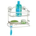thumbnail image 3 of Better Homes & Gardens 2 Tier Suction Shelf, Matte Satin, 3 of 8