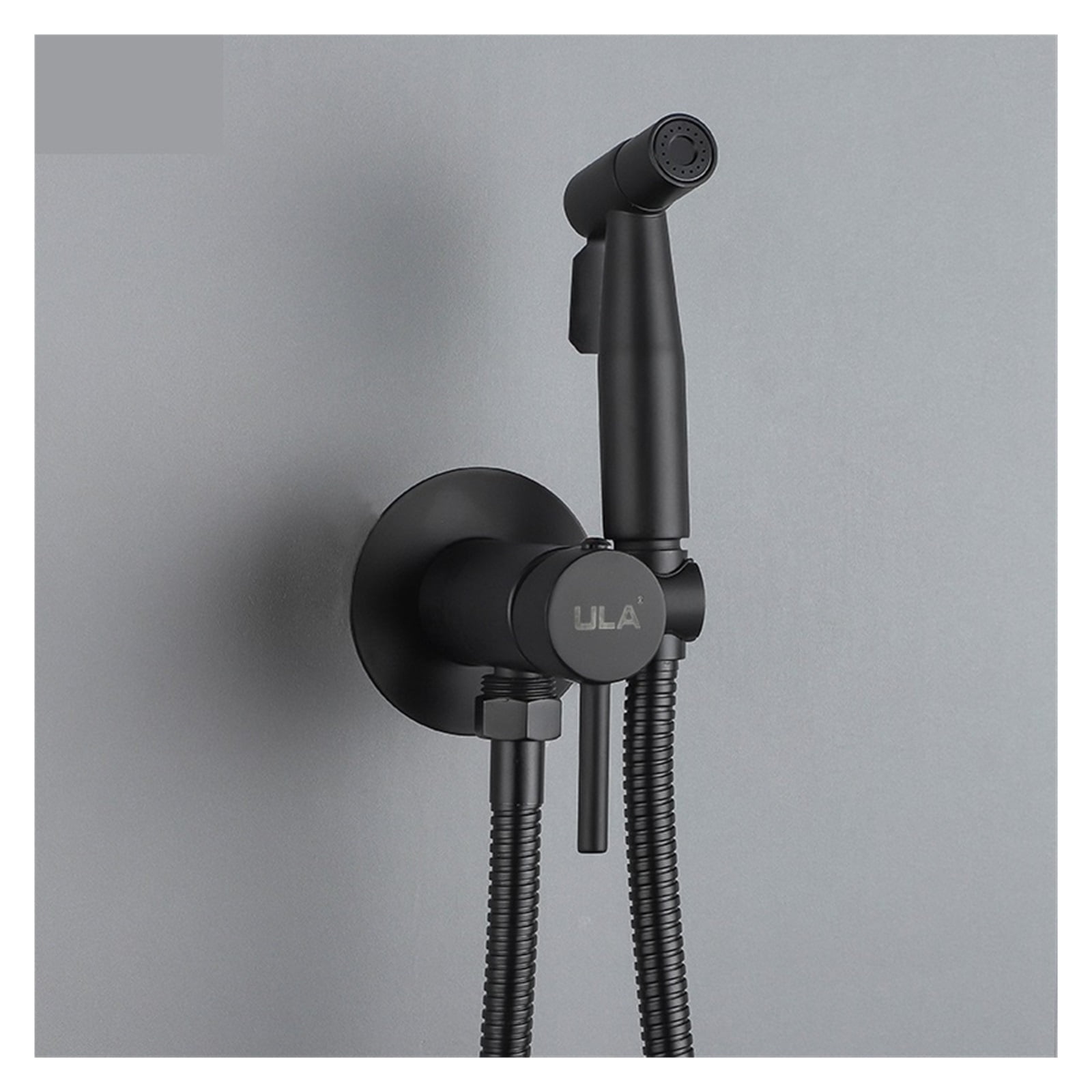 Brass Bidet Faucet Sprayer Black Portable Toilet Bidet Faucet, Hot Cold Water Bathroom Mixer Valve Hygienic Shower ,Leakproof Design