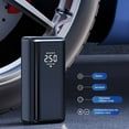thumbnail image 7 of Ankereame Wireless Portable Tire Inflator 150PSI Rechargeable - Digital LCD, LED Light, Auto-Shut Off, Power Bank for Car, Motorcycle, Bicycle, Balls, 7 of 7