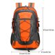 thumbnail image 5 of Wosthever Mochila multiusos para exteriores con gran capacidad de 40 litros y zona reflectante de seguridad nocturna. Mochilas de mochilero Naranja, 5 of 6
