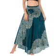 thumbnail image 3 of Jdlsppl Women's Boho Cover Up Skirt Summer Boho Printed Dress Swing A Line Fashion Casual Loose Elastic Waist Strapless Style3 Small-X-Large, 3 of 4
