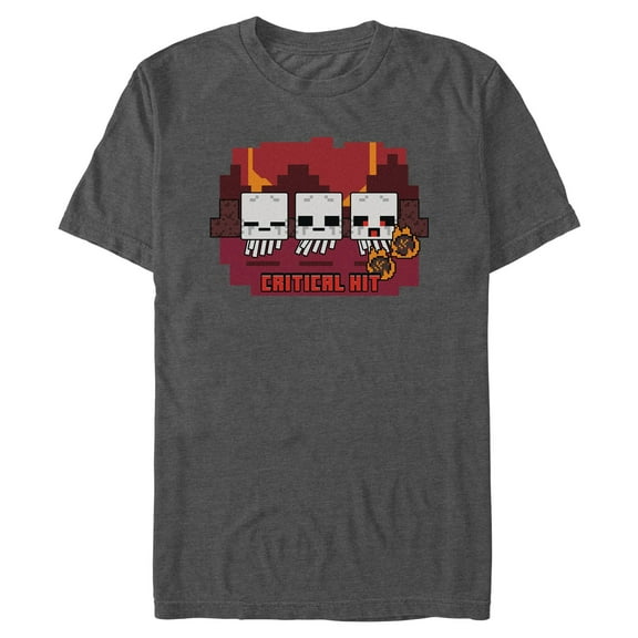 Mens Minecraft Critical Hit T Shirt