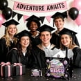 thumbnail image 4 of 2026 Graduation Gift Bag, The Last Disco Class of All-in-One Set with Greeting Card, Sticker, Envelope & Tissue Paper, Retro Party Wrap for High School, College, Girls, Seniors, 4 of 4