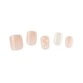 thumbnail image 3 of KISS NEW YORK Press&Go Press-On Manicure Fake Nails, Nude Pink Pearl Chrome Short Squoval Nail Kit, No-Glue Mani with Airfit Technology, Includes Prep Pad, Mini File, Manicure Stick, 30 Pcs,12 Sizes, 3 of 7