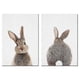 thumbnail image 1 of Rabbit Rabbit Tail Wall Art Picture Woodland Animals Canvas - Poster Nursery, 1 of 5