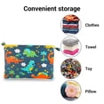 thumbnail image 7 of Freestanding Laundry Hamper, ZUEXT Collapsible Large Clothes Basket with Easy Carry Extended (Dinosaur), 7 of 7