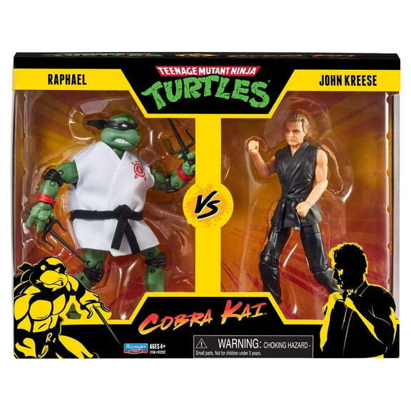 Teenage Mutant Ninja Turtles vs. Cobra Kai: 6” Raphael vs. John Kreese Action Figures 2-Pack