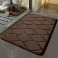 thumbnail image 4 of Non-Slip Absorbent Carpet Floor Mat | Machine Washable Microfiber | 40x60cm Bathroom Kitchen Living Room Bedroom Mat | Red Gray Brown Green, 4 of 7