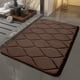 thumbnail image 3 of Alfombras absorbentes antideslizantes para dormitorio, sala de estar, cocina, lavables a máquina, suaves, duraderas, impermeables, para zonas de mucho tránsito. Aestivo | Marrón | AESTIVO, 3 of 7