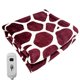 thumbnail image 2 of ¡Liquidación! Mantas de invierno Pedty, manta eléctrica calefactable (1 unidad, 60 x 80 cm), franela suave, manta eléctrica de invierno, color rojo., 2 of 8