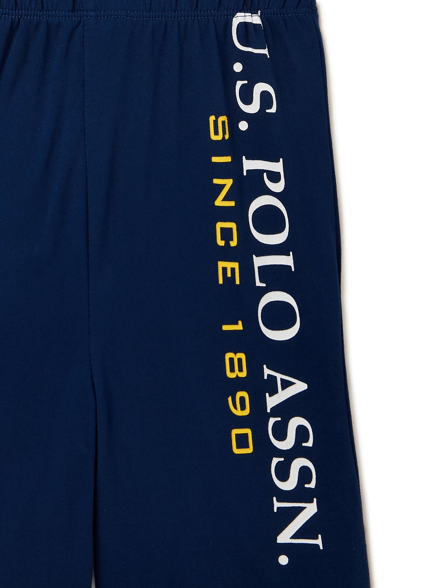 U.S. Polo Assn. Boys Short Sleeve Tee and Shorts Pajama Set, 2-Piece, Sizes 4-18