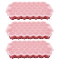 thumbnail image 1 of Bandejas para cubitos de hielo para congelador con tapa, 37 rejillas de silicona para moldes de cubitos de hielo pequeños, fácil de liberar, reutilizables en contenedores organizadores o cubos de, 1 of 5