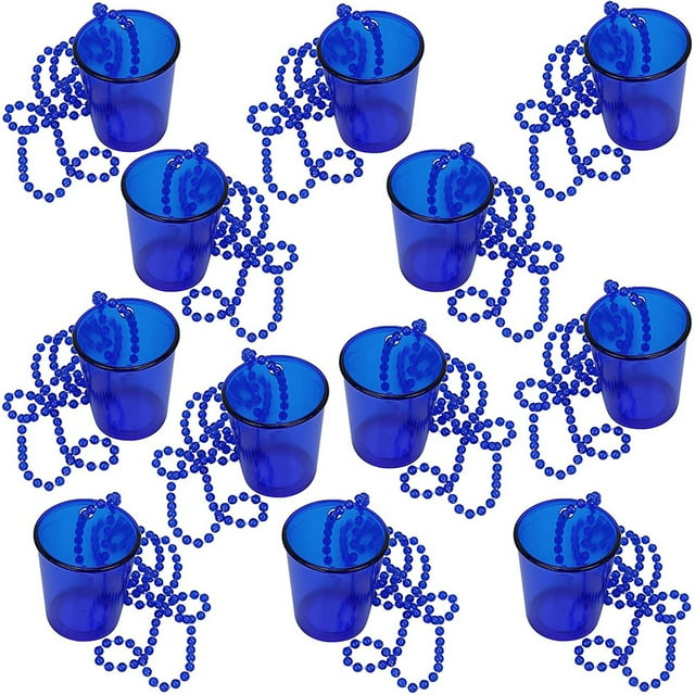 Copa de cadena de cuentas para despedida de soltero, para novios, fiesta de graduación, copa de cadena de cuentas de plástico para novios con luz