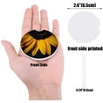 thumbnail image 2 of POGLIP Sunflower Water Drops Close Up Set of 2 Car Coaster for Drinks, Absorbent Ceramic Stone Coasters Cup Mat with Cork Base for Home Kitchen Room Coffee Table Bar Decor, 2 of 5