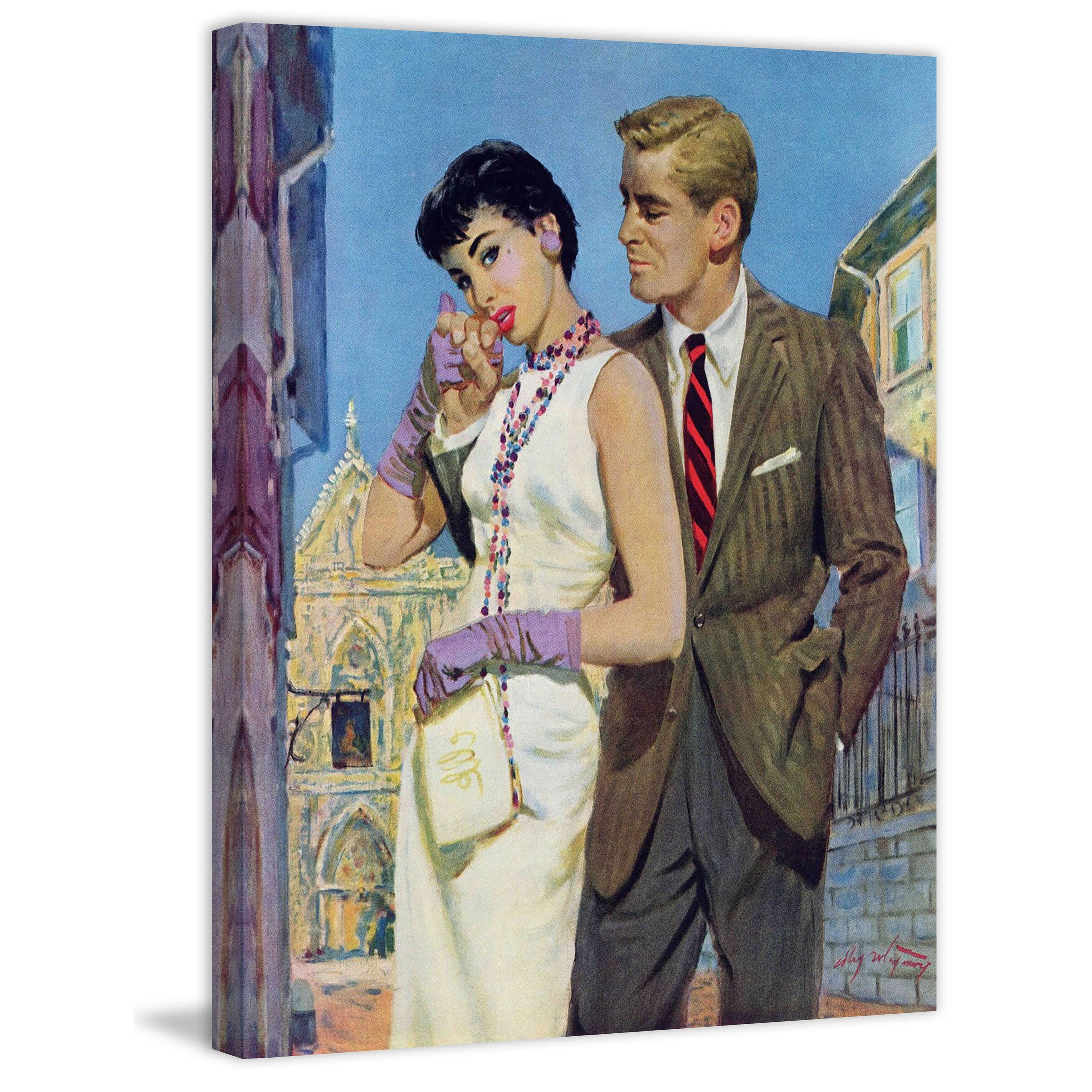 Marmont Hill "The Lady Had an Angle" by Coby Whitmore Painting Print on Canvas
