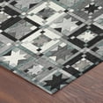 thumbnail image 3 of Addison Rugs Chantille Indoor/Outdoor Transitional Patchwork Gray Machine Washable Rectangle Rug, 3' x 5', 3 of 8