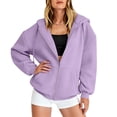 thumbnail image 5 of Zip Up Hoodies For Women Y2K Cardigan Sweatshirts Oversized Long Sleeve Tops Fall Fashion Jacket With Pockets, 5 of 6
