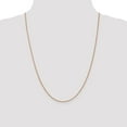 thumbnail image 4 of 14K Rose Gold Franco Chain Styles Necklace 1 mm D/C Open 24 inch 0.95, 4 of 4