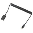 thumbnail image 2 of Cable En Espiral De Salida HD, Cable De Salida HD Macho A Hembra OD3.2mm Diseñado Con Resorte De 1,8 M Para Tableta ANGGREK 1.8m Male to Female Cable, 2 of 8