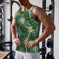 thumbnail image 5 of Pofeuu Thorns Of Macro Cactus Print Men's Workout Tank Tops Sleeveless Muscle Gym Shirt Quick Dry-3X-Large, 5 of 7