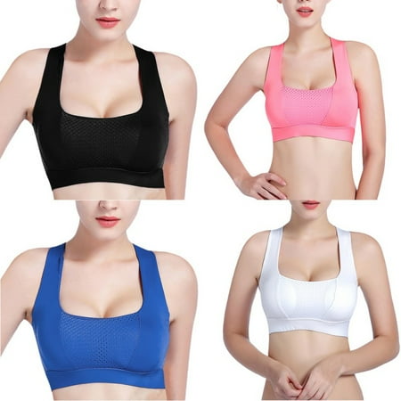 Sexy Sports Chicks - Sexy Sports Padded Bra Push Up Criss Cross Back Bra Yoga Gym Fitness Tank Tops