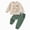 H161-White, variant on TOWED22 Toddler Baby Boy 2Pcs Outfits Print Graphic Pullover Tops   Drawstring Pants Set Fall Winter Clothes