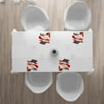 thumbnail image 3 of Ambesonne Christmas Place Mats Set of 4, Happy Santa Penguin, Standard Size, Charcoal Grey Red White, 3 of 4