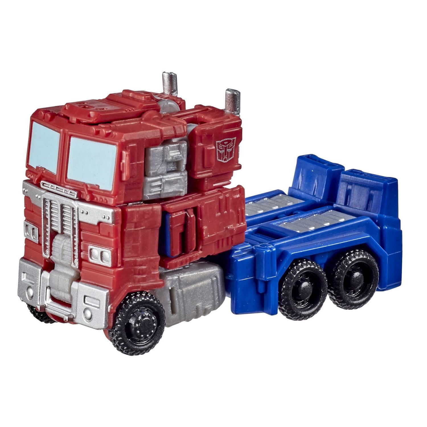 Transformers Generations War for Cybertron : Kingdom, figurine WFC-K1 Optimus Prime classe Origine, pour enfants, à partir de 8 ans, 8,5 cm