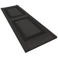 thumbnail image 6 of Ekena Millwork 12"W x 55"H Mid-America Vinyl, Standard Size Williamsburg Double Panel Shutters, w/Installation Shutter-Lok's & Matching Screws (Per Pair), 010 - Musket Brown, 6 of 7