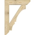 thumbnail image 3 of Ekena Millwork 6"W x 34"D x 46"H Balboa Slat Rough Sawn Bracket, Douglas Fir, 3 of 4