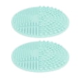 thumbnail image 1 of Alfombrilla De Limpieza Para Brochas De Maquillaje, Almohadilla De Limpieza De Brochas Cosméticas De Silicona Redonda Portátil Para Salón De Belleza ANGGREK GJ1410, 1 of 8