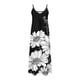 thumbnail image 4 of Vestido de Verano Casual de las Mujeres, Impresión Plegada Casual de Verano, Vestido de Cuello en V sin Mangas de Camis, 4 of 8
