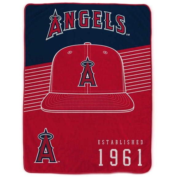 Pegasus Los Angeles Angels 60- x 80- Hat Stripes Throw Blanket