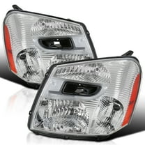 Spec-D Tuning Replacement Headlights Compatible with 2005-2009 Chevy Chevrolet Equinox L R Pair Head Light Lamp Assembly