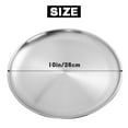 thumbnail image 5 of ckepdyeh 10 Inch Pizza Pan Set of 2, Stainless Steel Pizza Round Baking Trays, Crisper Oven Pan for Baking Serving, Pizza Pan, 5 of 6