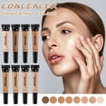 thumbnail image 3 of HHBEAUTY Face Full Coverage Concealer - For Dark Circles, Fine Lines, Redness & Discoloration - Lightweight And Waterproof - Natural Finish, 3 of 9