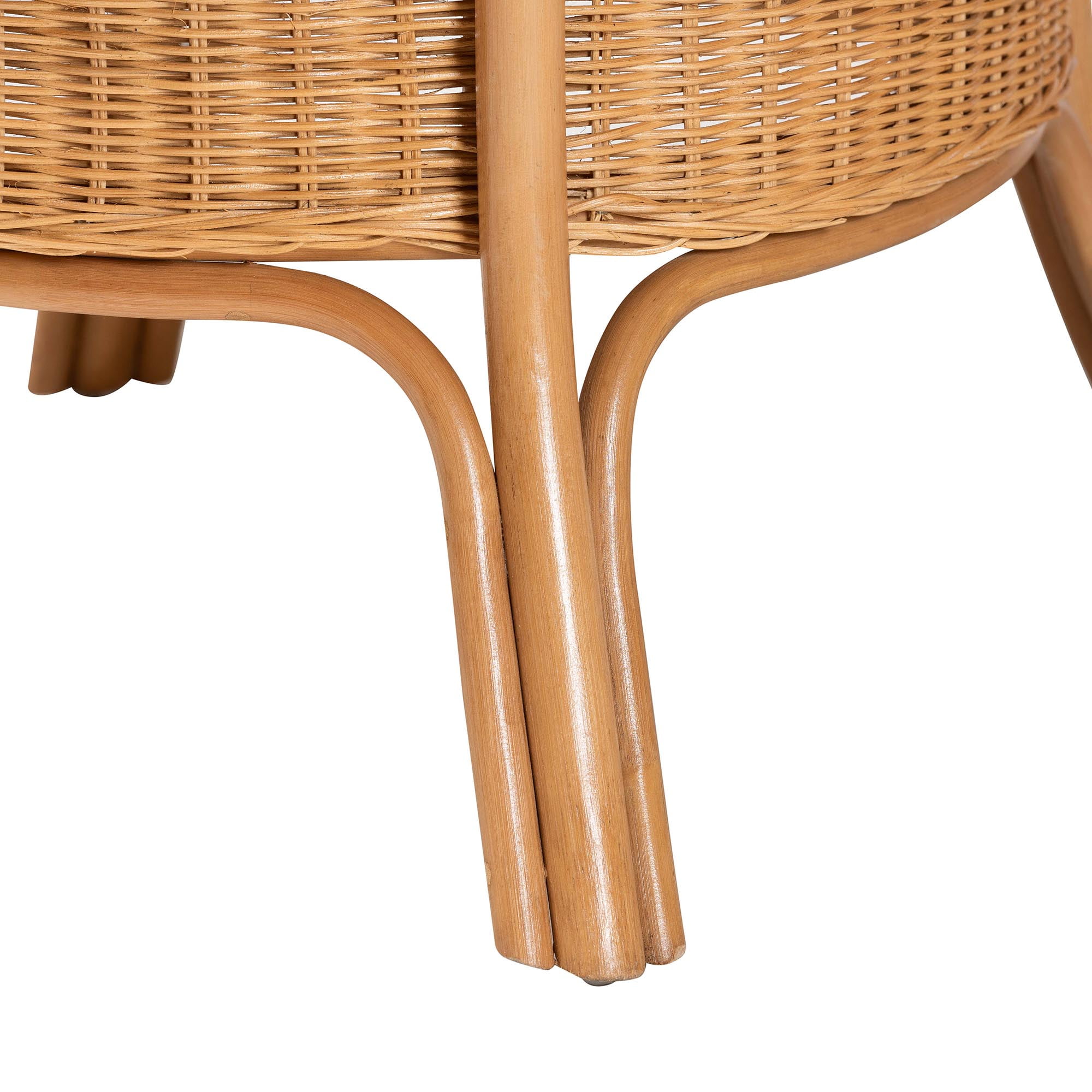 bali & pari Abena Boho Dining Table, Light Honey