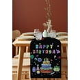 thumbnail image 5 of Table Runner Dresser Scarf 13 x 90 Inch Happy Birthday Cake Firwoks Black Table Runners Non-Slip Heat Kitchen Dining Table Decor for Kitchen Farmhouse Indoor Outdoor Home Party, 5 of 7