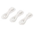thumbnail image 1 of Unique Bargains 5.47 Yards 2.6mm Flat Leather Cord Suede String for DIY Crafts, White 3Pack, 1 of 7