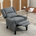 thumbnail image 2 of Recliner Chair, Upholstered Accent Chair with Adjustable Design, Mid-Century Modern Armchair Sofa Living Room Chairs, Comfortable Leisure Chair, Fauteuil Salon for Living Room Bed Room, Grey, 2 of 9