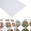 New 300pcs 1 inch Transparent Dome Circle Epoxy Stickers For Bottle Cap Crafts